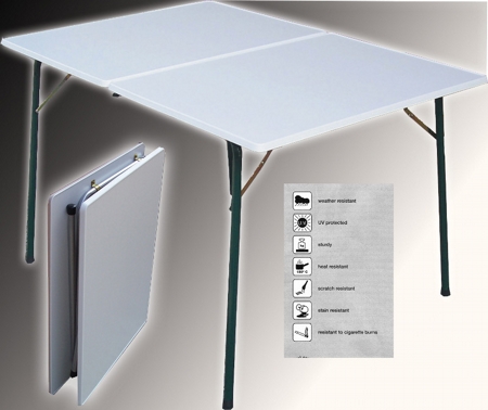 Double table melamine 120x80 cm